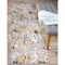 World Rug Gallery Distressed Abstract Yellow/Gray/Ivory Runner Rug 2'x7' Runner 2085YELLOW2X7 - alternate 1